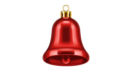 Red Christmas Bell Ornament Hanging Decoration.