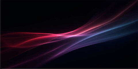 Flowing blue and purple smoke waves with an abstract, futuristic motion design