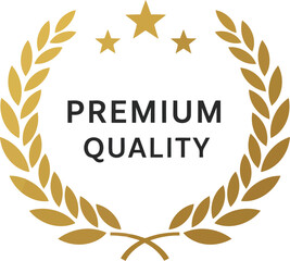 Premium quality laurel wreath award stamp