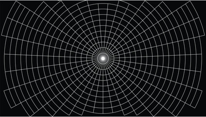 Fototapeta premium Background with brutalism style in the form of curved lines like a net and perspective images, will be suitable for designs with a strong style