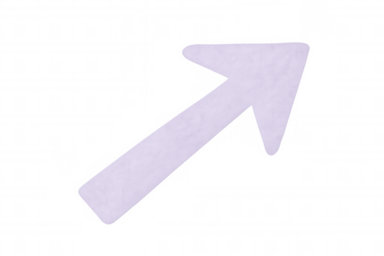 Sleek upward-pointing arrow symbolizing growth, progress, direction, floating against transparent backdrop for versatile graphic design applications - Powered by Adobe