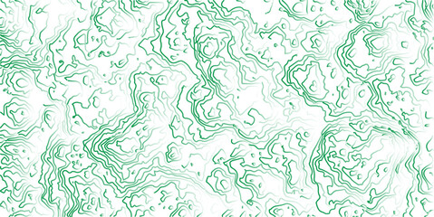 abstract topographic wave line green, green line map texture. geometric discovery mounted location counter grid map background.White wave paper curved reliefs abstract background. The topographic map.