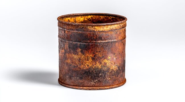 Rusty metal tin can (2)