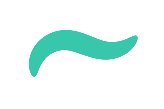 Green abstract brush stroke shape for design accents, scrapbook elements, poster highlights, and creative overlays