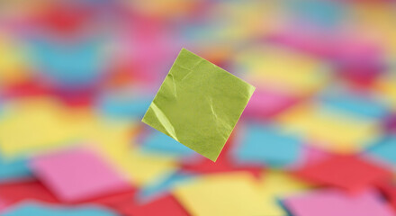 Vibrant celebration with floating confetti creating a festive, joyful atmosphere for events and parties