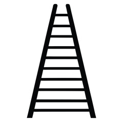 Ladder Icon for Construction and Work Tools