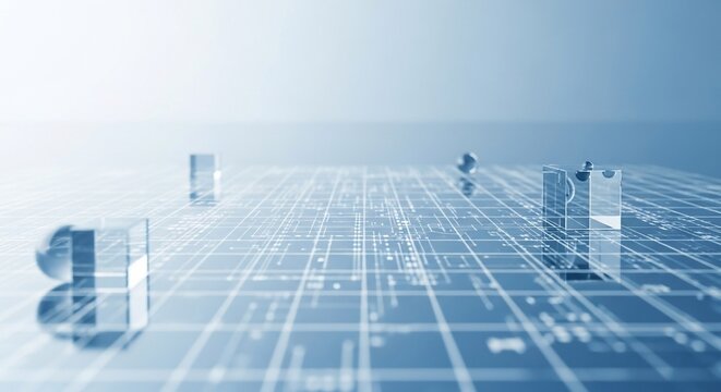 Digital Technology Futuristic Abstract Background.