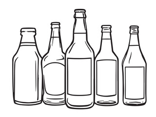 Root beer Line Art Illustration