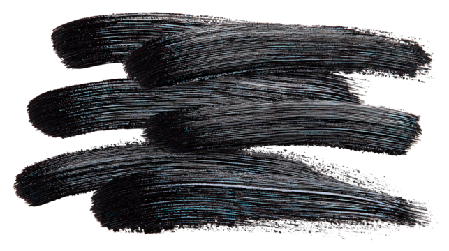 Abstract Dark Blue and Black Brush Stroke Texture