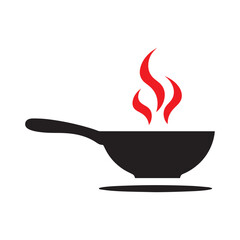 A frying pan with egg symbolizing breakfast and comfort food