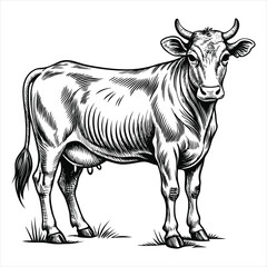 Fototapeta premium Cow vector, Cow design, Cow concept, Cow post, Cow cartoon, Cow icon, Cow template, Cow art, Cow topics, Cow doodle