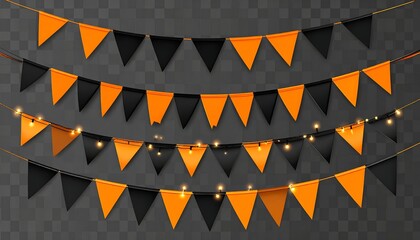 Halloween party bunting