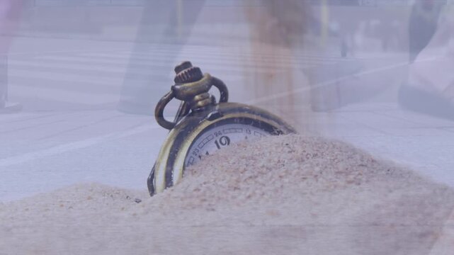 Glasses over germany and apple against clouds in the blue sky