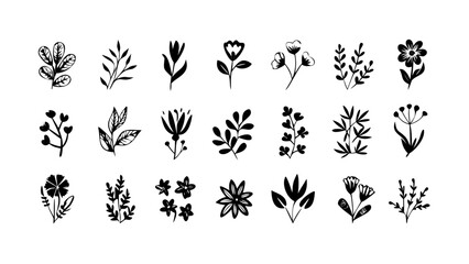 Collection of abstract motion effects graphic