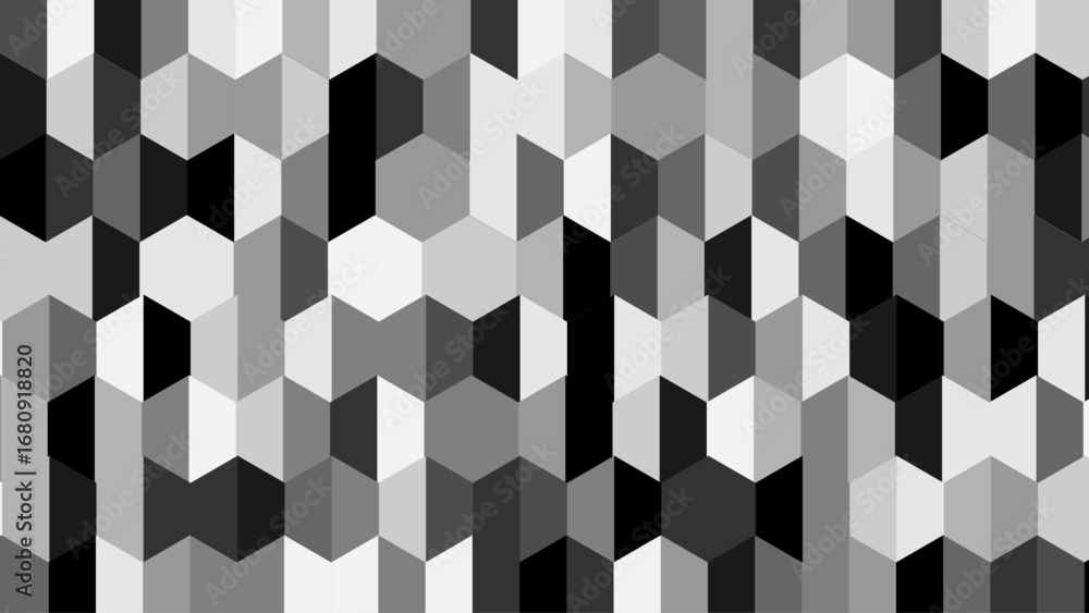 Aufkleber abstract futuristic low‑poly gradient mosaic – bold polygonal geometric pattern for modern abstract 