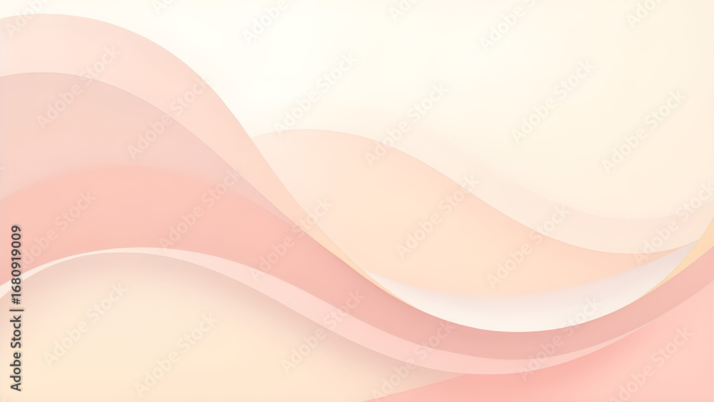 Poster flowing pink and blue abstract wave backgrounds with a smooth curved line pattern and light texture 
