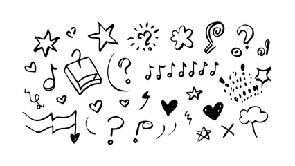 Hand drawn doodle of a heart with wings love