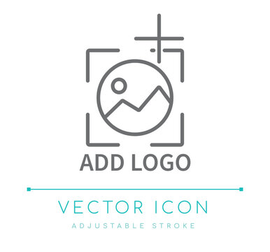 Add Logo Line Icon