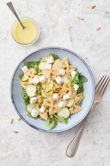 Zucchini pasta salad