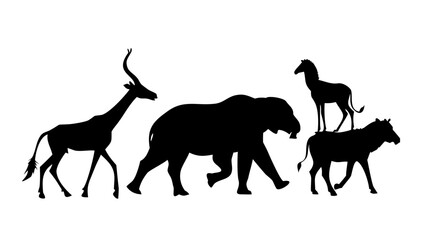 Majestic Stag Silhouette deer animal