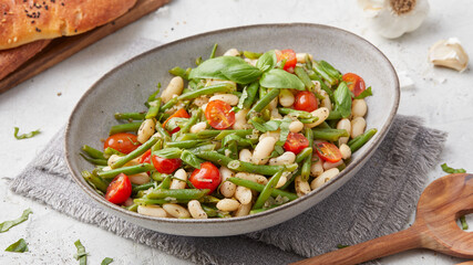 Bean and pear stew
