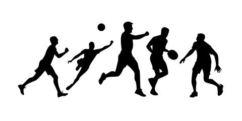 Runner in motion athlete running