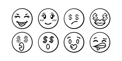 Smiling Face With Open Mouth And Cold Sweat Emoji vector