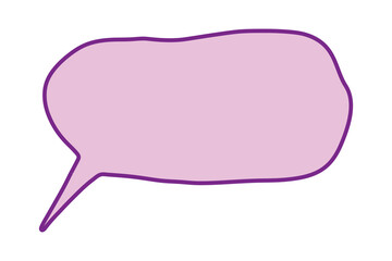 Hand drawn speech bubble Blank empty message box Textbox frame for banners, price tags, stickers, design