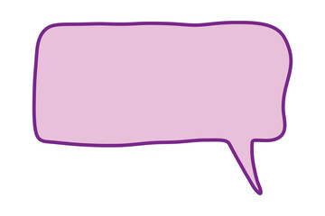 Hand drawn speech bubble Blank empty message box Textbox frame for banners, price tags, stickers, design