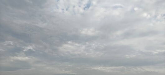 Close u shot of rainy clouds in the sky.