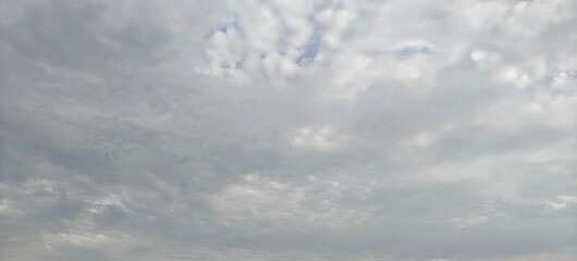 Close u shot of rainy clouds in the sky.