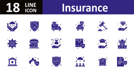 A business icon set with a vector illustration of people symbols for web design and internet finance