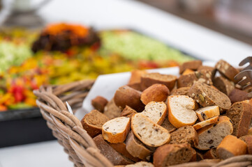 bread in a basket