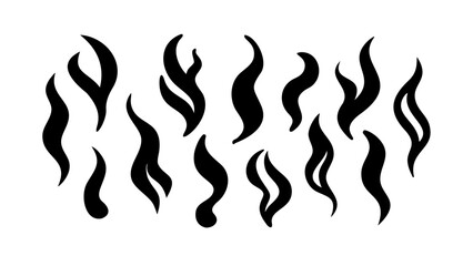 Abstract Black Swirls pattern