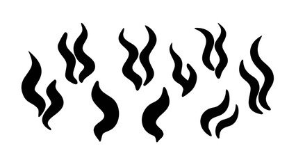 Abstract Black Swirls pattern