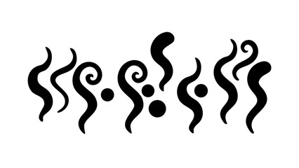 Abstract Steam Swirl smoke vapor