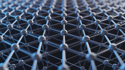 Molecular structure nanotechnology science abstract background connection network concept