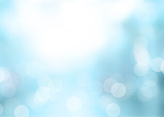 Obraz premium Bokeh abstract blue background blur