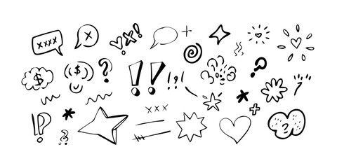 Hand Drawn Doodle Collection sketch illustration