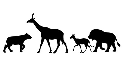 Majestic Stag Silhouette deer animal