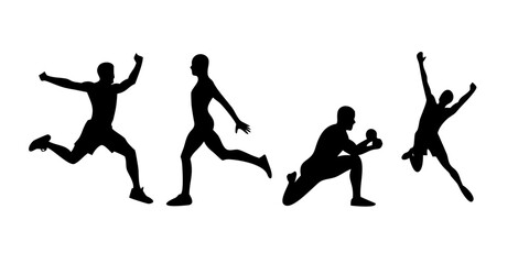 Minimalist Black Silhouette of a Single Tree nature