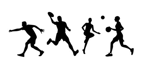 Runner in motion athlete running