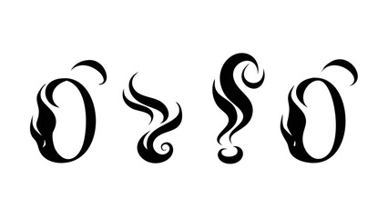 Swirling Smoke Wisps abstract vapor