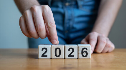 Year forecast future trend planning concept for the year two thousand twenty six new year celebration