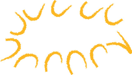 Abstract Sunburst Pattern Speech Bubble