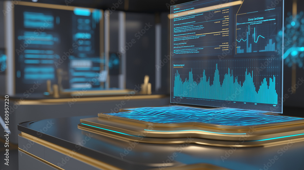 Poster modern digital auction platform interface displaying tokenized real estate assets blockchain transac