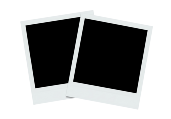 Isolated frames for picture, instant photos, instant camera photos, or memories archive.