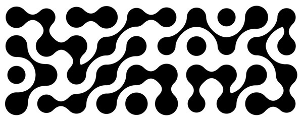 Connect dot geometric pattern. Neural metaball connections bg, science abstract wallpaper