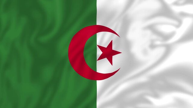 Flag of Algeria, Country Flag Video, Country and Geography Flag, Learn About World Flag, with the actual country, national flag, world flag, learning for Kids
