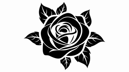 Black Rose Silhouette